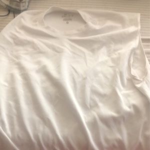 Mens Medium White Nike Dry Fit Sleeveless T Shirt